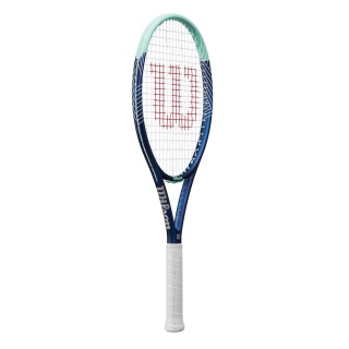 Wilson rakieta tenisowa Ultra Power 100in/268g/Allround 2024 niebieska - naciągnięta -